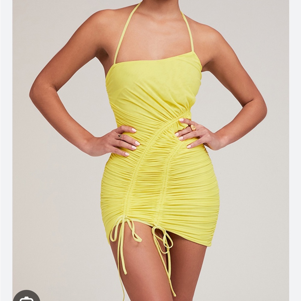 Mistress Rocks Lemon Yellow Dress